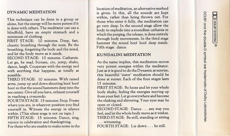 File:Osho Dynamic & Kundalini Meditation 1979 - Tape cover back.jpg