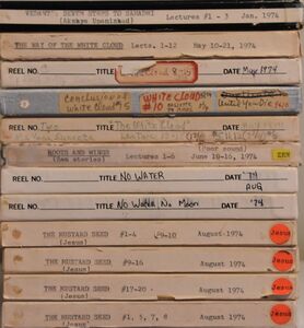 Tape Case-labels 1974-01 - 08
