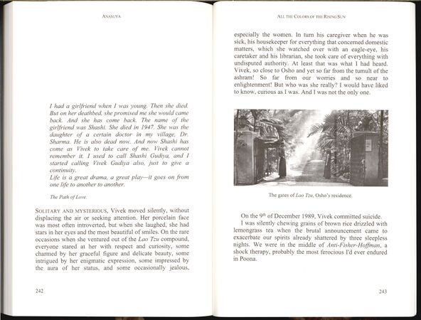 p.242: The gates of Lao Tzu, Osho's residence.