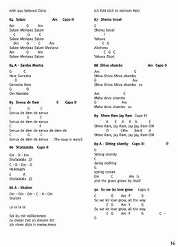 page 16: songs 84 - 90