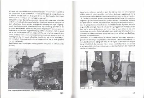 Pages 124 - 125. Left: The Elephant Gate, next to Osho's primary school.