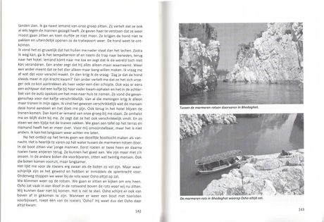 Pages 142 - 143. The marble rocks at Bhedaghat.