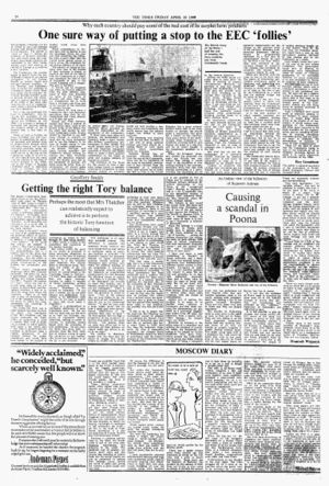 The Times 1980-04-25 p14 - Causing a scandal in Poona (An Indian view of the followers of Rajneesh Ashram) by Dominik Wujastyk.jpg