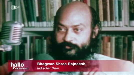 still 02m 39s. Bhagwan in an TV-interview end of 1960s