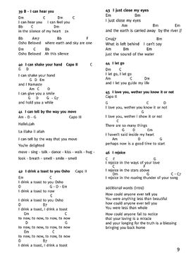 page 9: songs 39B - 46