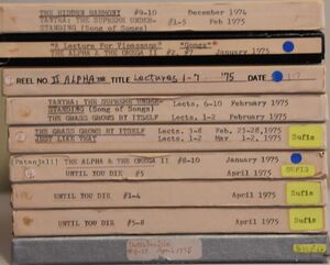 Tape Case-labels 1974-12 - 1975-04