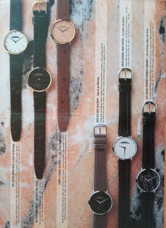 Brochure for Watches, side B, 1990, Poona commune.