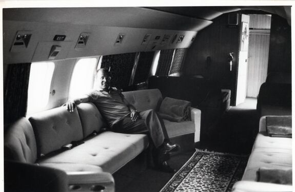 Sw Vivek inside the Convair CV-240