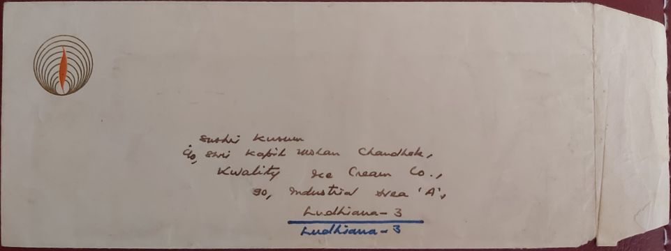 Envelopes of letters to Kusum1.jpg