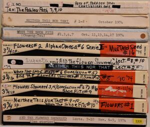 Tape Case-labels 1974-10 - 11