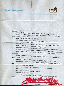 A letter from Osho to Vivek, Nov 10, 1971 (see transcript).