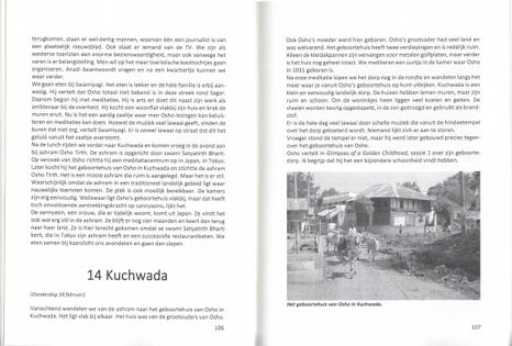 Pages 106 - 107. Osho's birthplace in Kuchwada.