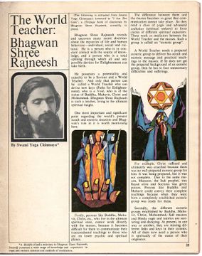 Page 25 : "The World Teacher: Bhagwan Shree Rajneesh" by Sw Yoga Chinmaya