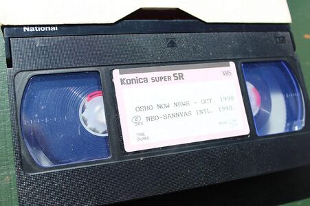 VHS tape. The cassette has the inscription "3 of 12".