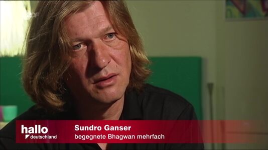 still 01m 51s. Interview with Sannyasin Sundro Ganser