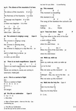 page 18: songs 95A - 101