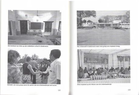 Pages 132 - 133. Left, top: Gadarwara: Osho's high school classroom.