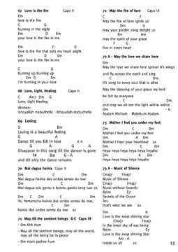 page 13: songs 67 - 73A