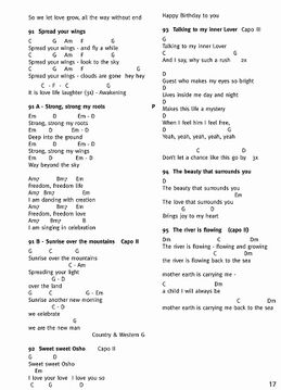 page 17: songs 91 - 95