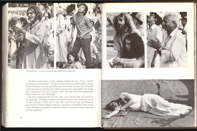 p.210 - 211. Photo caption: The third stage : a renewal of movement , followed by exhaustion.
