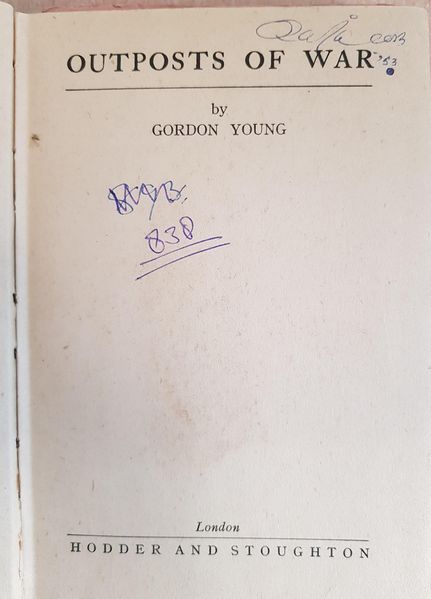 File:Gordon Young, Outposts of War title page2.jpg
