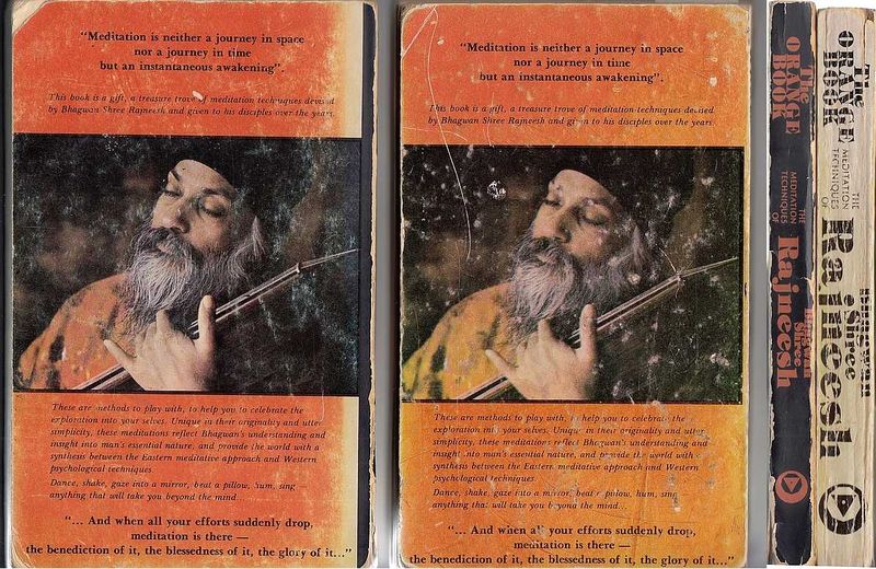 File:The Orange Book (1980) ; Cover-backsides of Paperback and 'Hardcover' + Spines.jpg